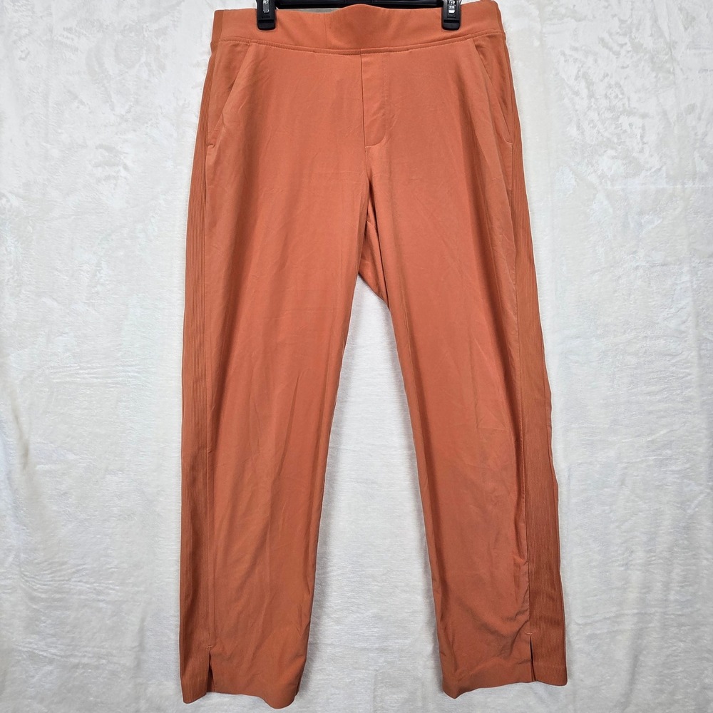 Athleta Brooklyn Heights Ankle Pants‎ Orange Terracotta 14 198671 Womens Stretch